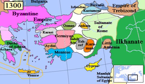 Anatolia at 1300s
