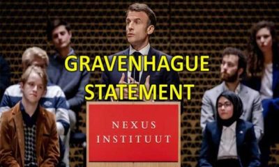 Macron, who made important statements in China, moved to the Netherlands. He gave a speech on green industry in Europe at the Nexus Institute