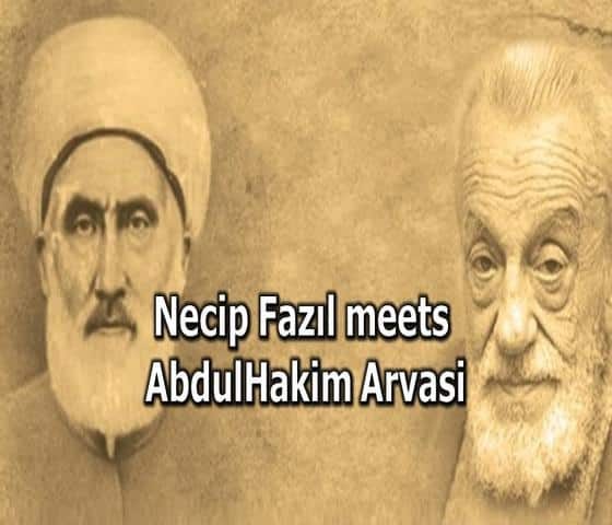 NECIP FAZIL MEETS ABDULHAKIM ARVASI. Necip Fazil KISAKUREK meets Hadhrat AbdulHakim Arvasi (Kuddise Sirruh) Life of Islamic Scholars