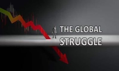 The Global Struggle! What I wanted to convey was the fact that GREAT POLITICAL ACTIONS were made for GREAT ECONOMIC RESULTS. Behind every scene was MONEY!