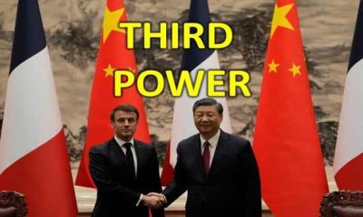 "As France, we do not have the luxury of turning our backs on China as Europe. We cannot do that" Macron chatted with journalists on the plane on the way back.